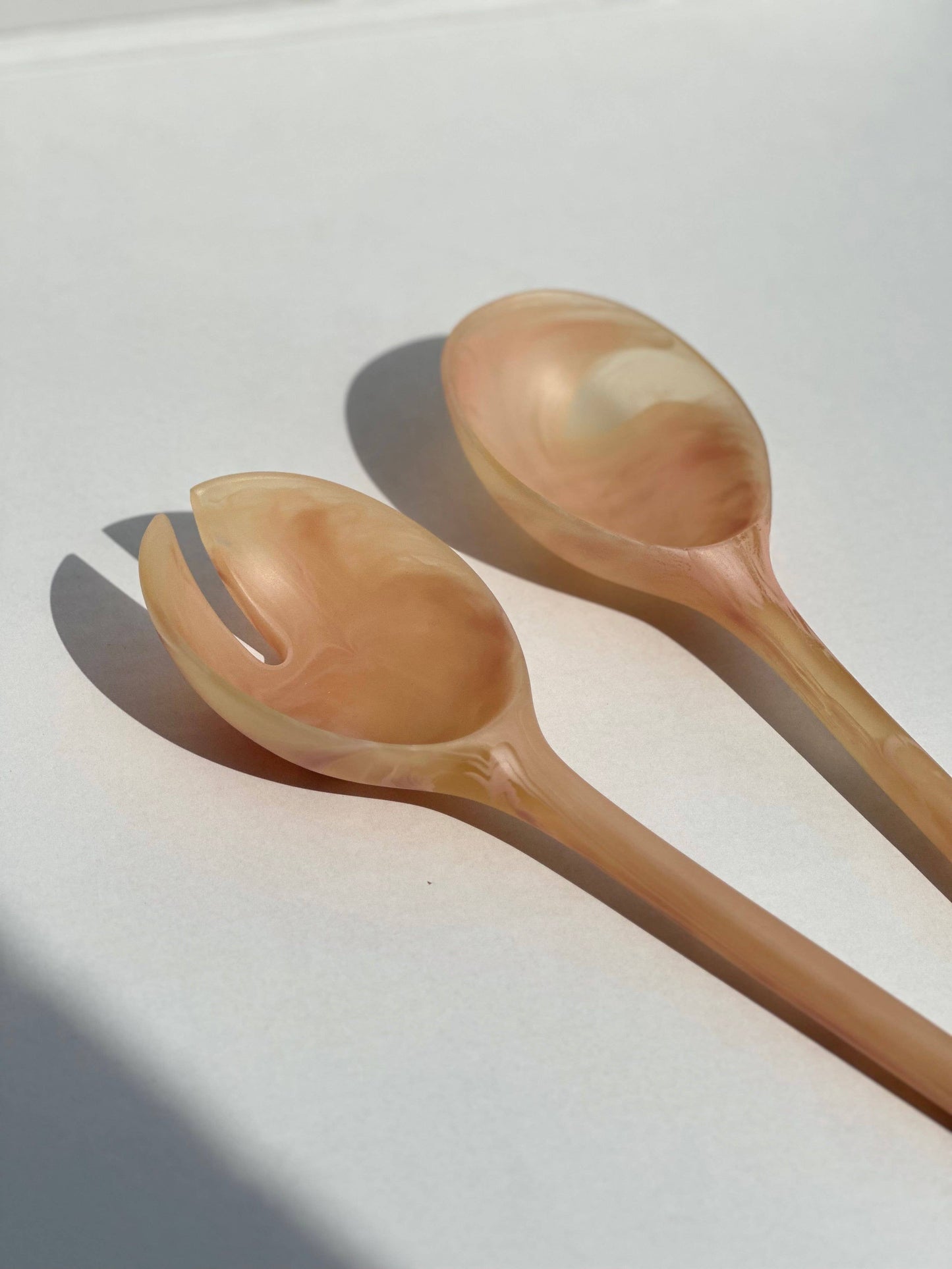 Saladeserver Set - Koraal - Ruby Conceptstore 