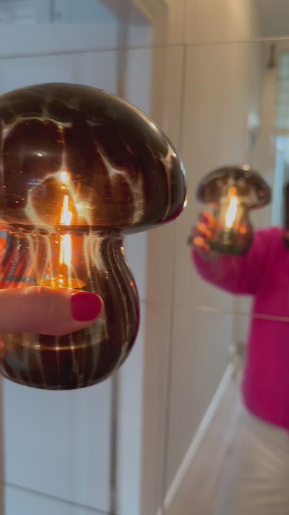 Mushroom lamp Bruin